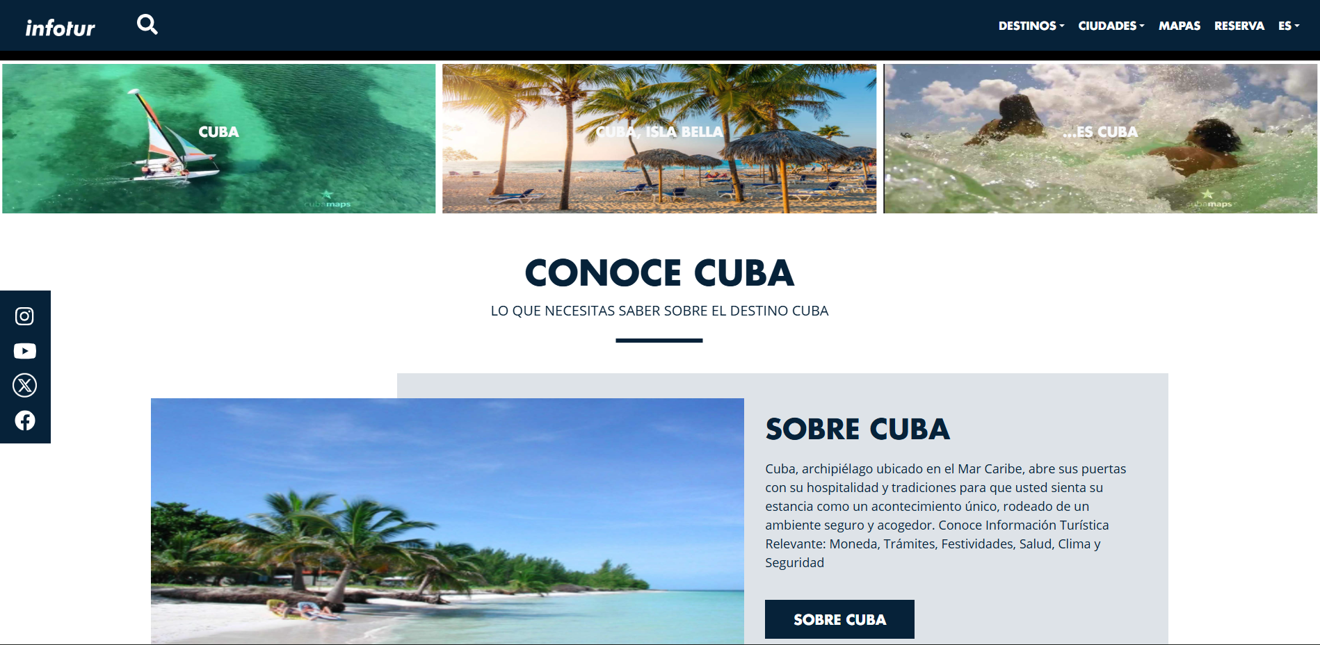Infotur — Portal Turístico de Cuba