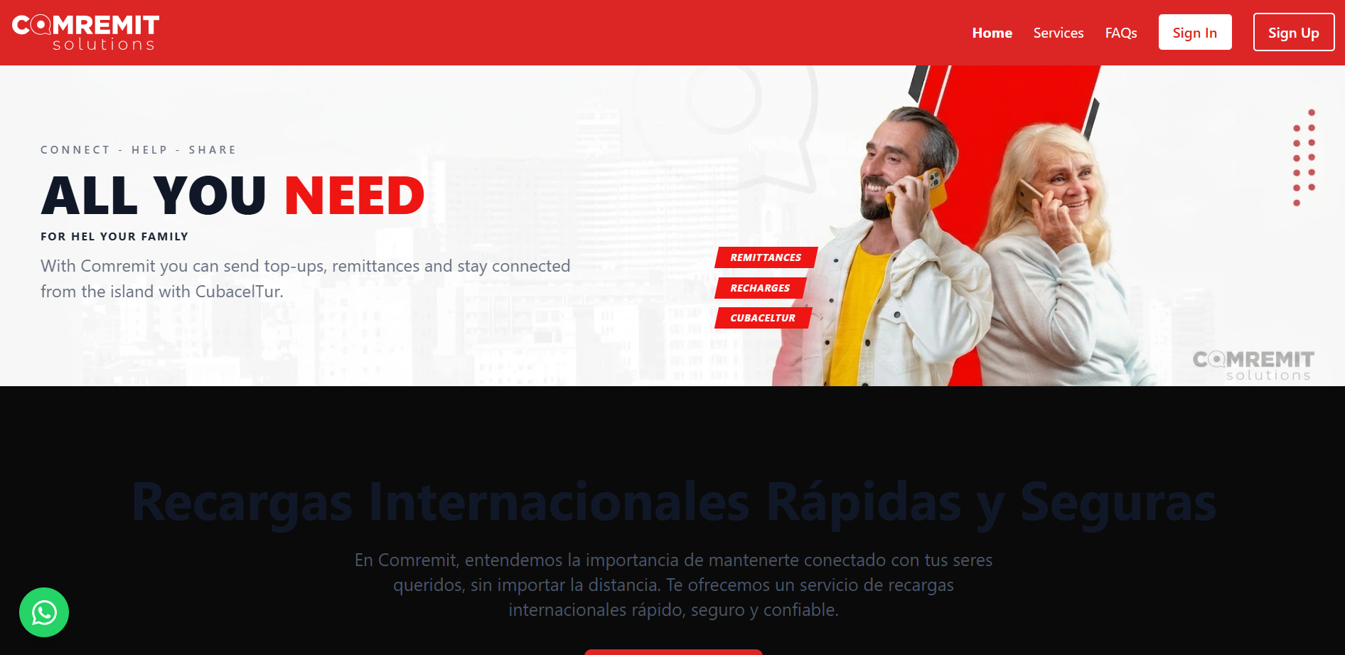 Comremit — Recargas y Remesas